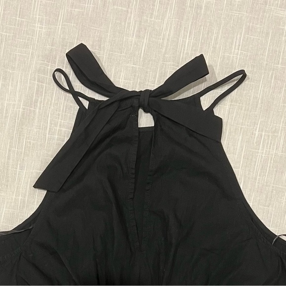 Emma & Michele Black Halter/Bow empire waist sleeveless maxi dress Sz XL - Picture 9 of 12